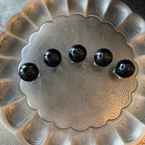 Black Obsidian Sphere - Picture 3 of 5